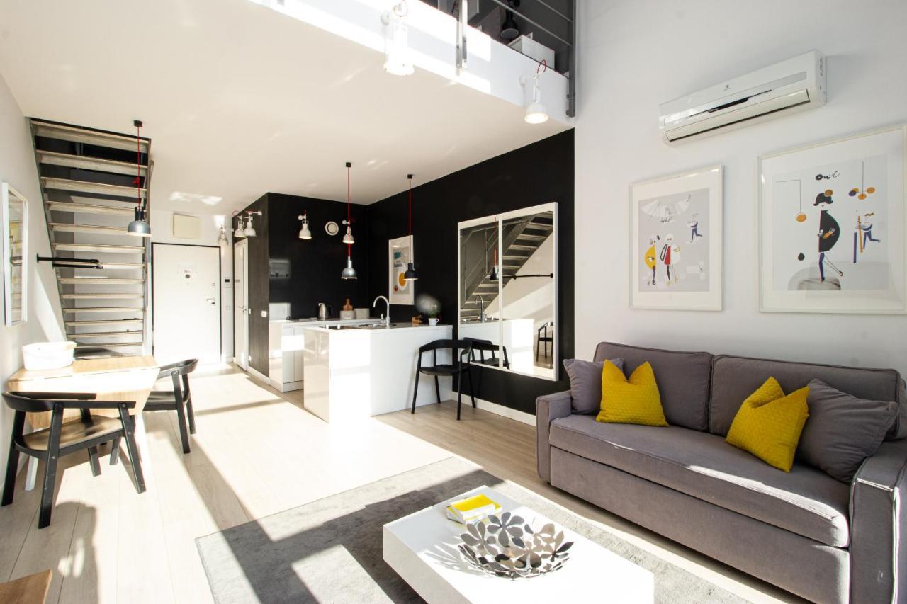 Qbik Loft Modern Apartment Varsó Kültér fotó