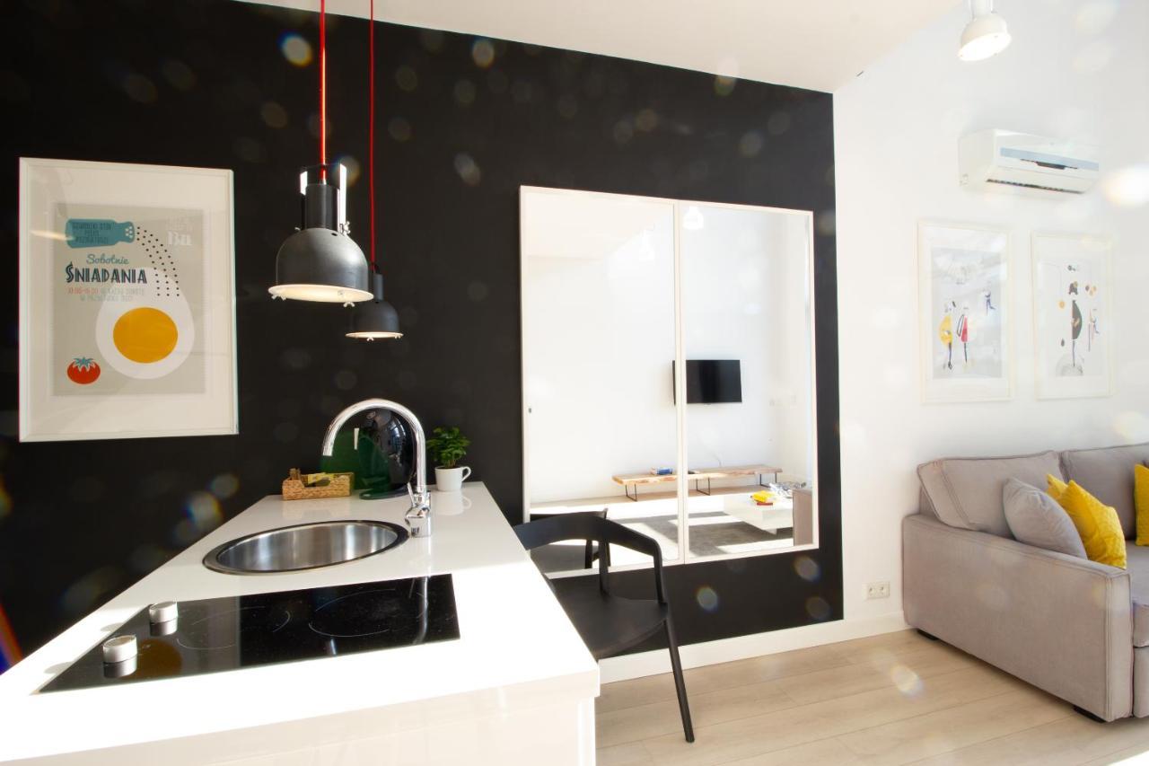 Qbik Loft Modern Apartment Varsó Kültér fotó