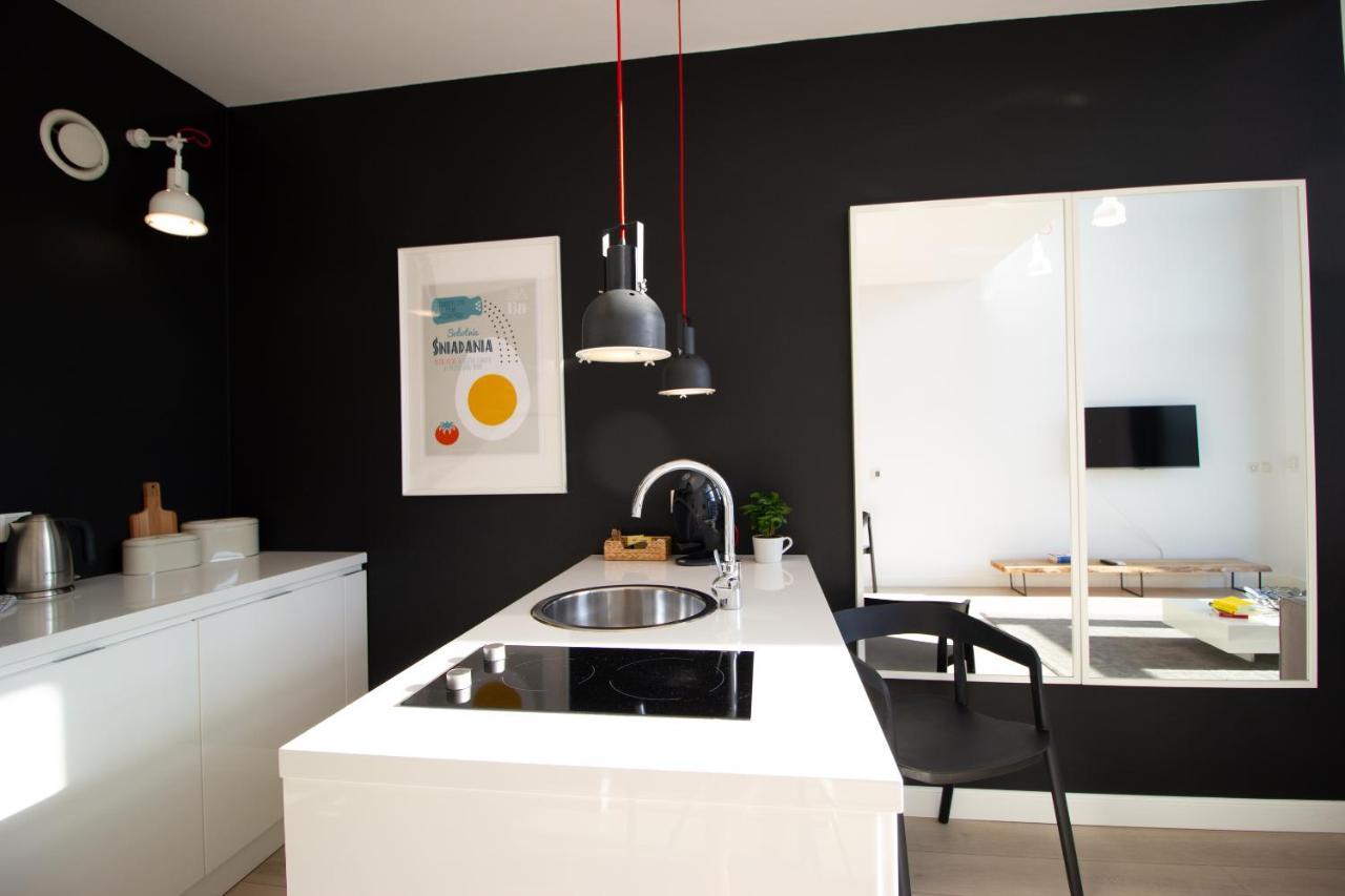 Qbik Loft Modern Apartment Varsó Kültér fotó
