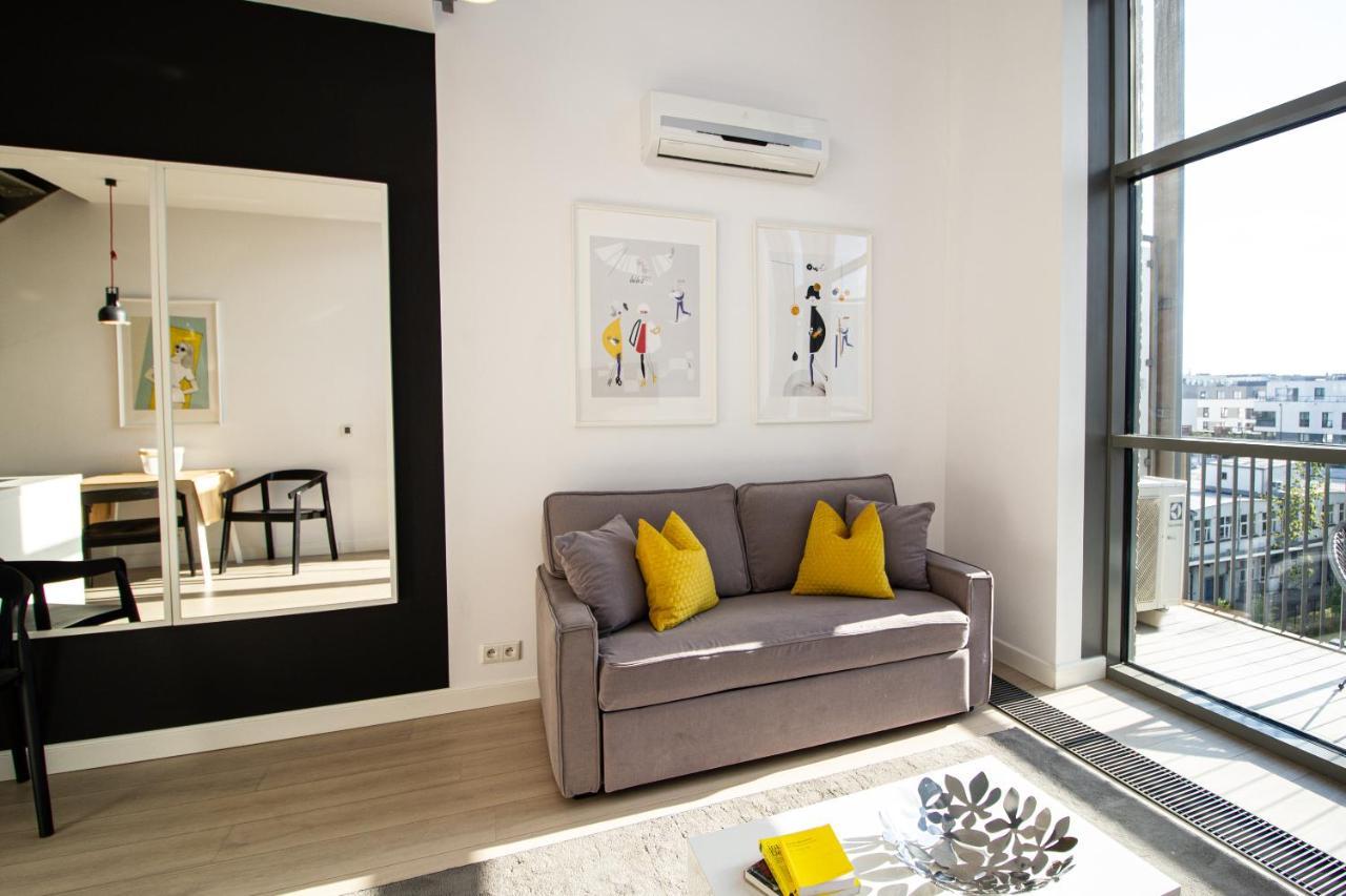Qbik Loft Modern Apartment Varsó Kültér fotó