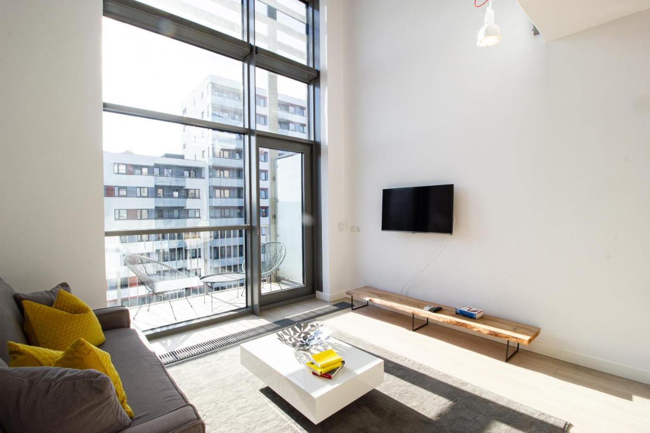 Qbik Loft Modern Apartment Varsó Kültér fotó