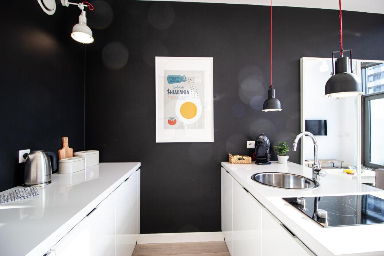 Qbik Loft Modern Apartment Varsó Kültér fotó