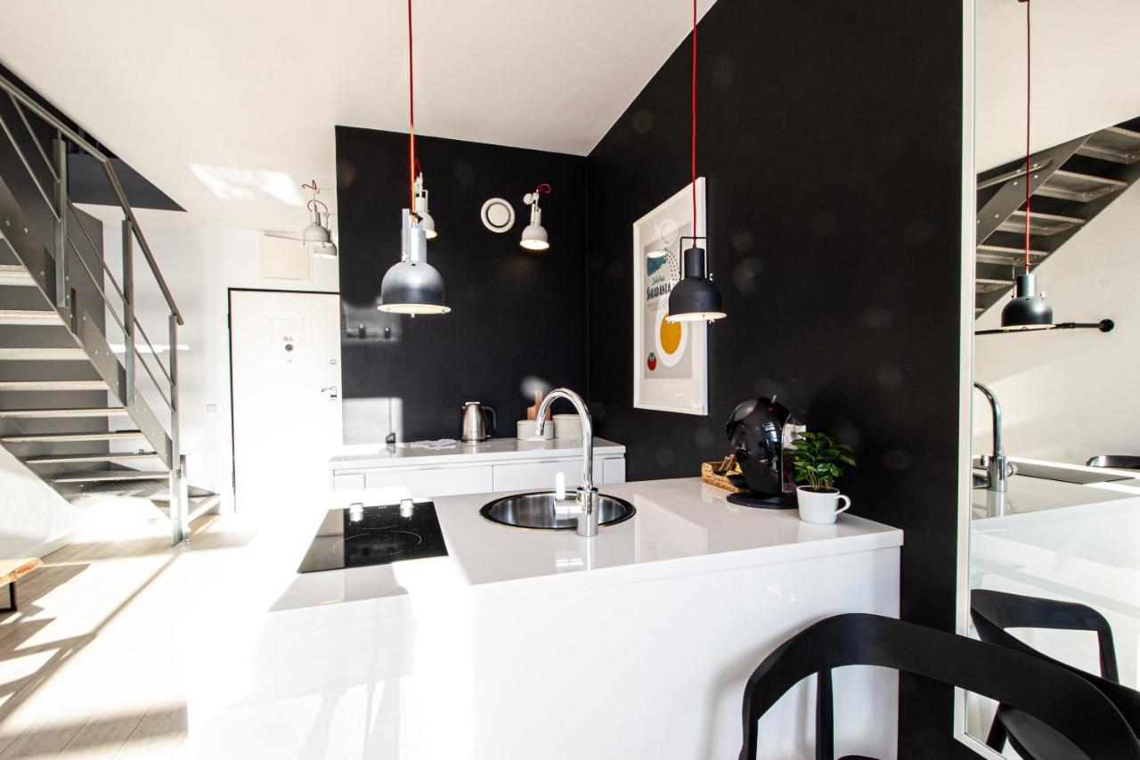 Qbik Loft Modern Apartment Varsó Kültér fotó